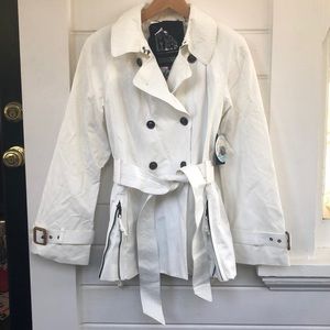 NWT G.E.T. Outerwear Half Trench Coat